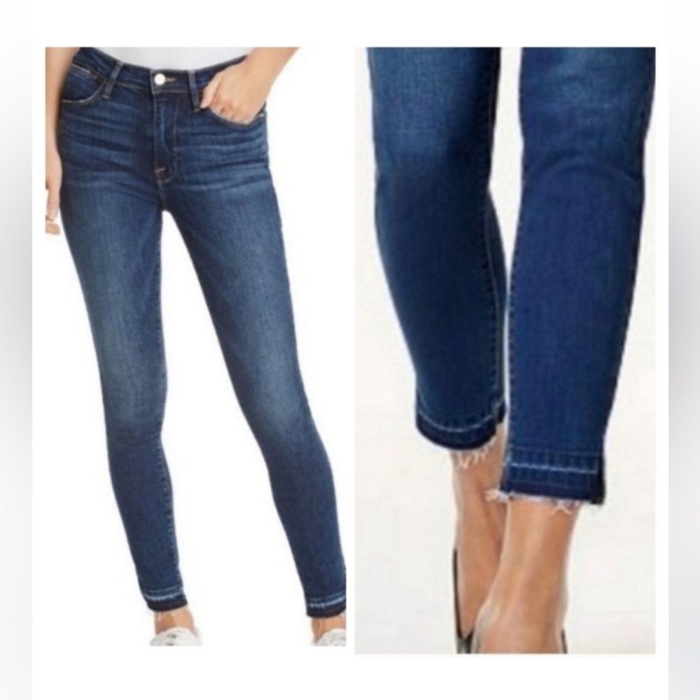 Michael Kors Izzy Skinny Women’s Released Hem Skinny Blue Denim Ankle Jeans 10